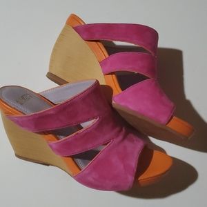 Wedges Pink & Orange Sherbert